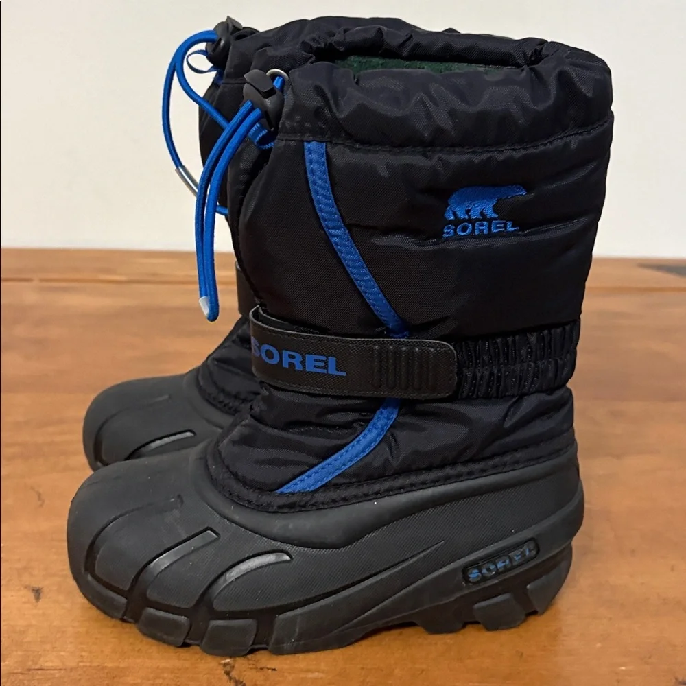 Sorel Black and Blue Snow Boots Size 13